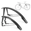 ROCKBROS FK-892 Parafanghi regolabili per bicicletta fuoristrada, nero