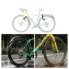ROCKBROS FK-892 Parafanghi regolabili per bicicletta fuoristrada, nero