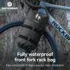 ROCKBROS AS-156 Borsa da forcella per bici impermeabile 7L nero