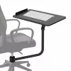 Maclean MC-139 ripiano portatastiera per sedia da ufficio nero 66x30cm, max. 5kg