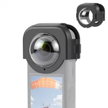 PULUZ protezione obiettivo per Insta360 X4 – vetro ottico, confezione da 2 (PU975)