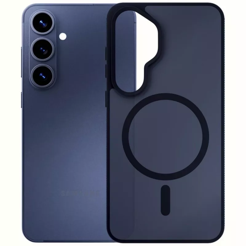 3MK Smoke MagCase per Samsung Galaxy S26 - nero (traslucido) custodia protettiva compatibile MagSafe