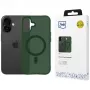 3MK Smoke MagCase per Apple iPhone 17 - custodia MagSafe verde traslucida con protezione militare antishock