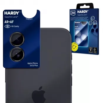 3MK PROTECTION Apple iPhone 16/16 Plus/17 - 3mk Hardy Sapphire obiettivo