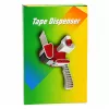 LEAN Srotolatore manuale per nastro da imballaggio con tenditore, larghezza 50 mm, rosso e nero