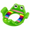 LEAN TOYS Copriwater per bambini, sedile morbido con maniglie, verde