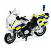 LEAN TOYS Set polizia elicottero moto auto della polizia luci suoni 1:32