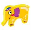 LEAN TOYS Gioco di abilità elefante in equilibrio torre da costruire con blocchi elefante 61 pezzi