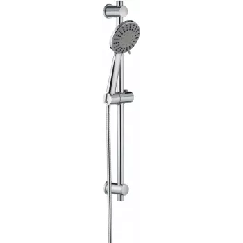 DEANTE Set doccia 5 funzioni con asta e portasapone, cromato