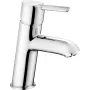 DEANTE Miscelatore lavabo a tre vie bassa pressione per scaldabagno, cromato, bocca orientabile 200 mm