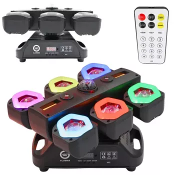 LIGHT4ME CLUBMIX luce multi-effetto moving