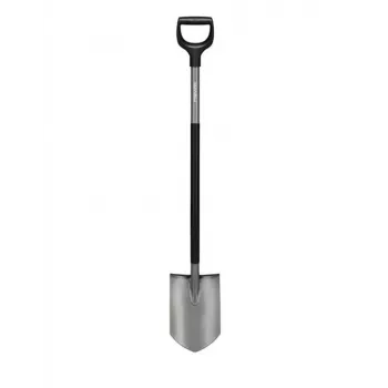 Fiskars vanga da giardino ergonomica a punta con impugnatura a D acciaio borurato 1200mm