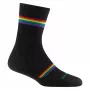 Darn Tough donna Prism Micro Crew Lightweight Cushion calze - nero
