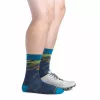 Darn Tough Ridge Runner Micro Crew calze da corsa ultra-leggere - mezzanotte