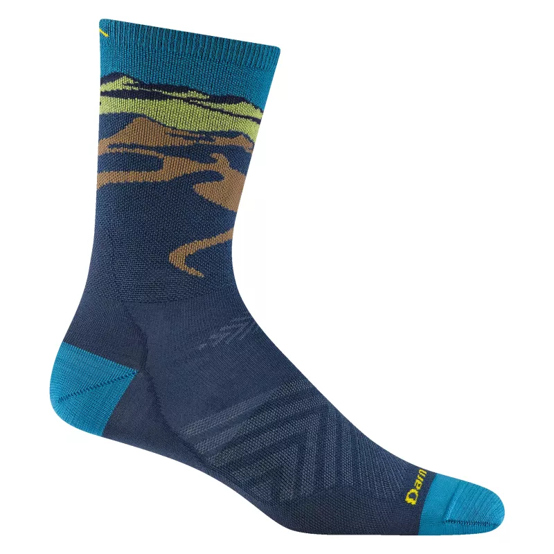 Darn Tough Ridge Runner Micro Crew calze da corsa ultraleggere - mezzanotte