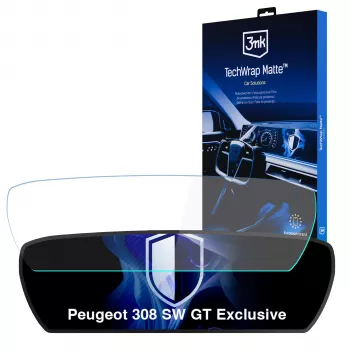 3MK PROTECTION TechWrap pellicola protettiva opaca per il quadro strumenti per Peugeot 308 SW GT Exclusive