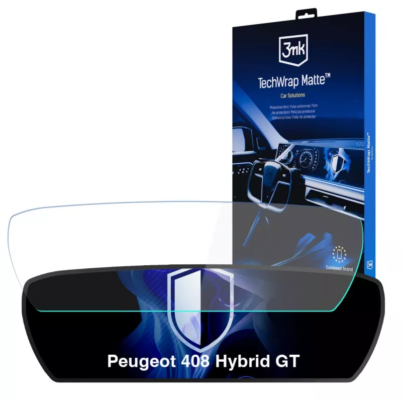 3MK PROTECTION TechWrap pellicola protettiva opaca per cruscotto per Peugeot 408 Hybrid GT