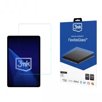 3MK PROTECTION FlexibleGlass pellicola protezione display per Honor Pad 20 12.1 / tablet fino a 13 pollici - vetro ibrido, 7H, oleofobica, copertura completa, installazione semplice