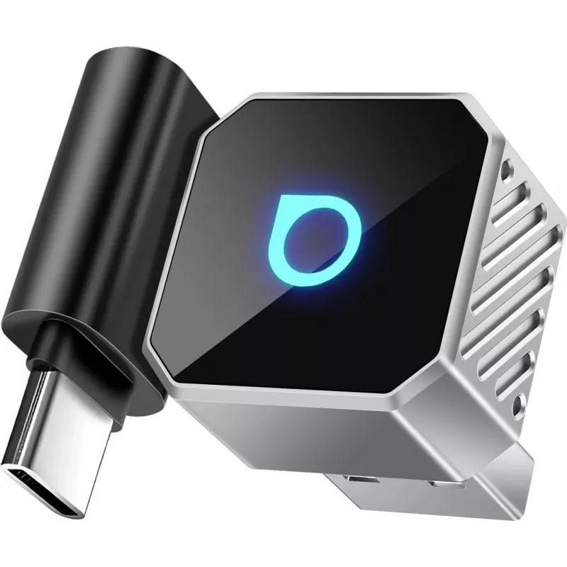 Ottocast Mini Pot CP88-T3 adattatore wireless CarPlay / Android Auto, argento (CP88-T3)