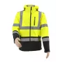 AWTOOLS giacca softshell T3 ad alta visibilità, riflettente, nero, taglia S