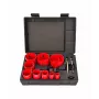 AWTOOLS set di seghe a tazza bimetal 19-64 mm, 13 pezzi con 2 supporti e valigetta