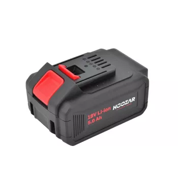 Hoozar 18V 5.0Ah pacco batteria ricaricabile agli ioni di litio Slide-On BP50 con indicatore di carica LED
