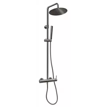 FERRO Ciriculus set doccia termostatico in gunmetal