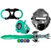 LEAN TOYS Space Knight set di role play con spada laser, maschera e manette