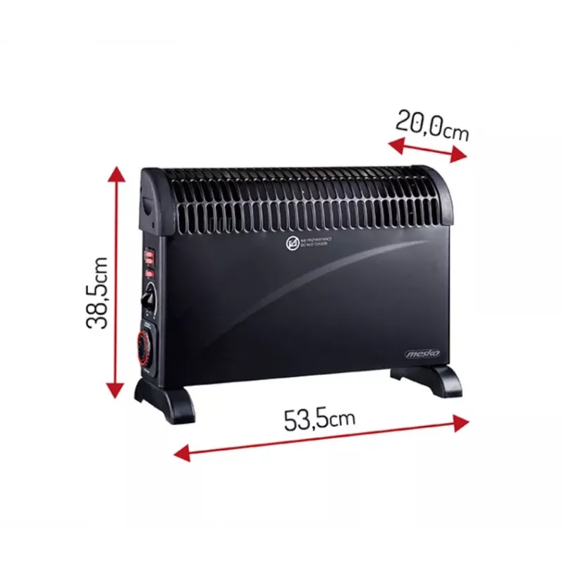Adler termoconvettore MESKO MS 7741b nero
