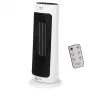 Adler AD 7738 termoventilatore in ceramica 2000W con telecomando, bianco