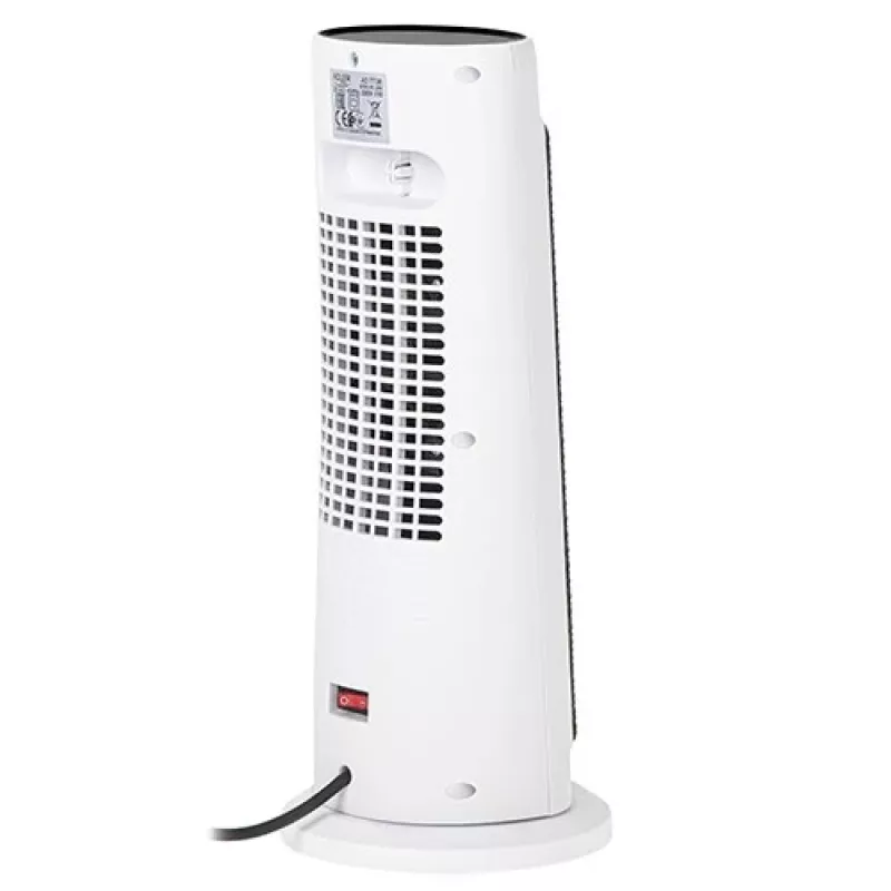 Adler AD 7738 termoventilatore in ceramica 2000W con telecomando, bianco