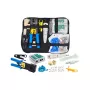 System Pass Through kit attrezzi di rete E5948 - pinza crimpatrice RJ45, tester per cavi, attrezzo punch-down, borsa