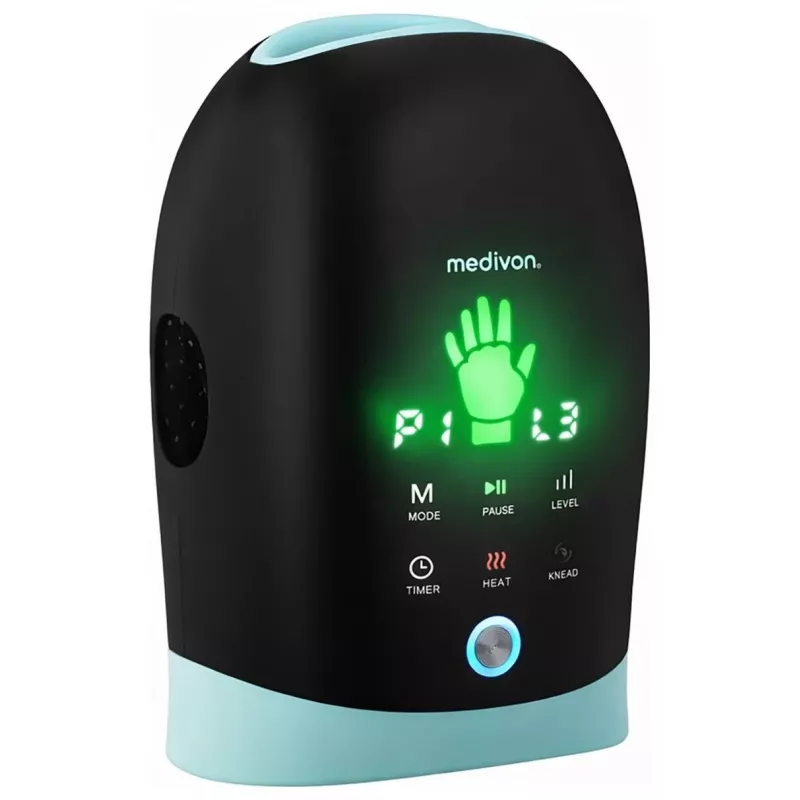 MEDIVON Hand Max massaggiatore per mani e polsi con calore, nero