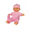 LEAN TOYS Sweet Baby bambola rosa biberon suoni interattiva bambola 30cm con biberon