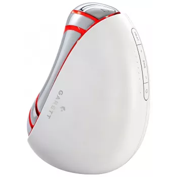 Garett Beauty Glow Stone bianco – massaggiatore viso elettronico con calore e vibrazione