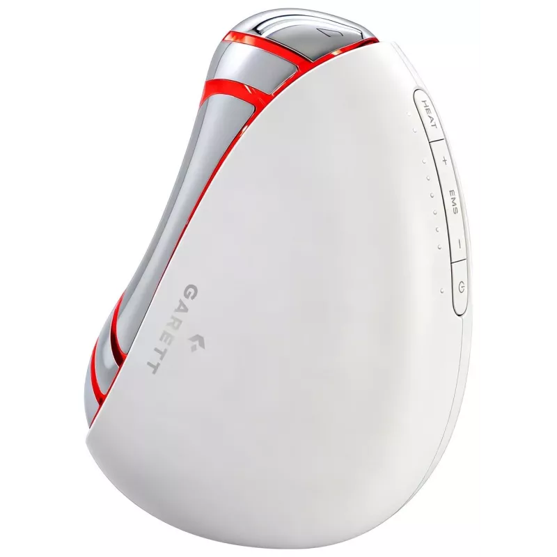 Garett Beauty Glow Stone bianco – massaggiatore viso elettronico con calore e vibrazione