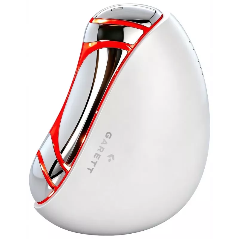 Garett Beauty Glow Stone bianco – massaggiatore viso elettronico con calore e vibrazione