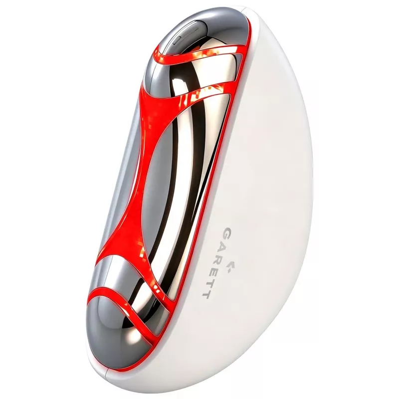 Garett Beauty Glow Stone bianco – massaggiatore viso elettronico con calore e vibrazione