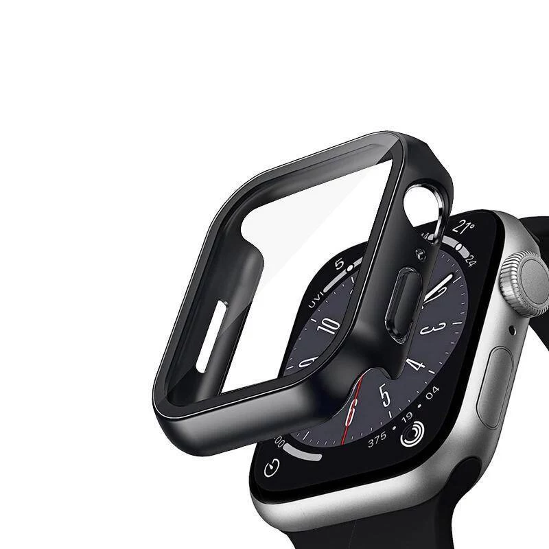 Crong Hybrid Watch Case per Apple Watch 44mm (nero)
