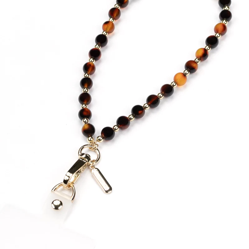 Crong Phone Charm Lanyard - cinturino con perle motivo tartaruga