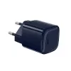 Crong NEO caricabatterie da parete GaN 40W USB-C PD 3.2 con AVS - blu navy