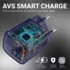 Crong NEO caricabatterie da parete GaN 40W USB-C PD 3.2 con AVS - blu navy