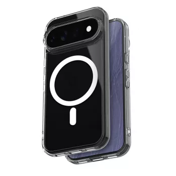 Crong Hybrid Clear Magnetic Case per Google Pixel 11 - compatibile MagSafe, trasparente