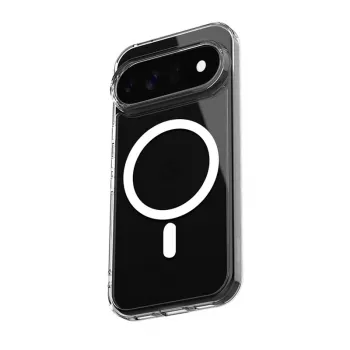 Crong Hybrid Clear Magnetic Case per Google Pixel 11 - compatibile MagSafe, trasparente