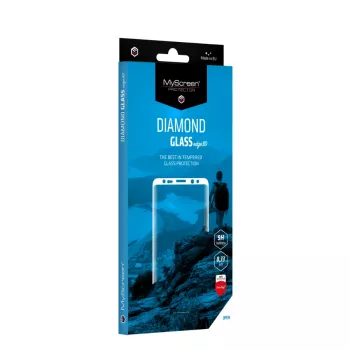 MS Diamond Glass Edge 3D pellicola protettiva per Oppo Reno12 5G - nera