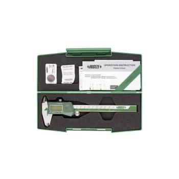 Calibro digitale 150 mm con uscita dati, 6 pollici, acciaio inox, 3V