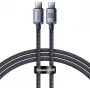 Cavo Baseus Crystal Shine USB-C a USB-C 100W PD 1,2m nero