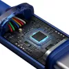 Cavo Baseus USB-C a USB-C Crystal Shine 100W 1,2m blu