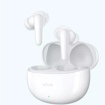 VIVO Buds Pro auricolari wireless con cancellazione attiva del rumore, Bluetooth 5.2, aptX Adaptive, batteria 29h, IP52, bianco