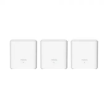 Tenda MX3 sistema Mesh Wi-Fi 6 AX1500, confezione da 3, bianco